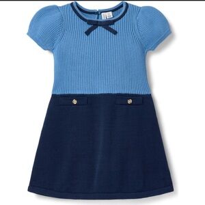 JANIE AND JACK The Portrait Perfect Short Puff Sleeve Sweater Dress